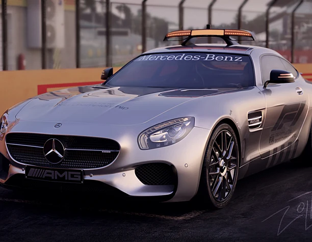 Mercedes-Benz AMG GTS safety car