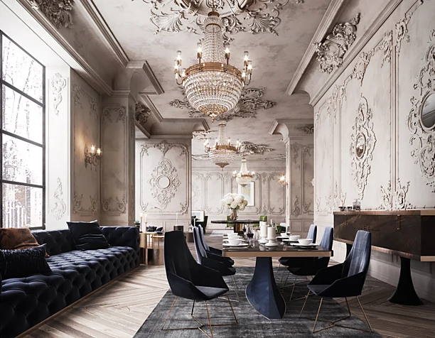 Рендер интерьера по референсу / Interior render using reference