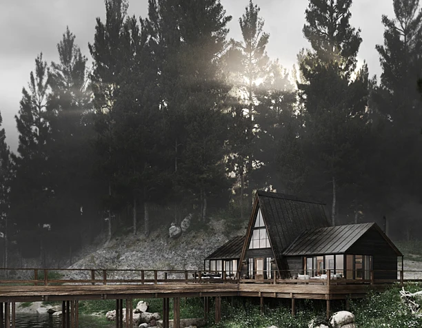 Forest house