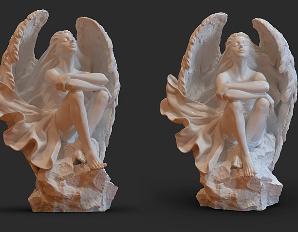 Angel sculpture