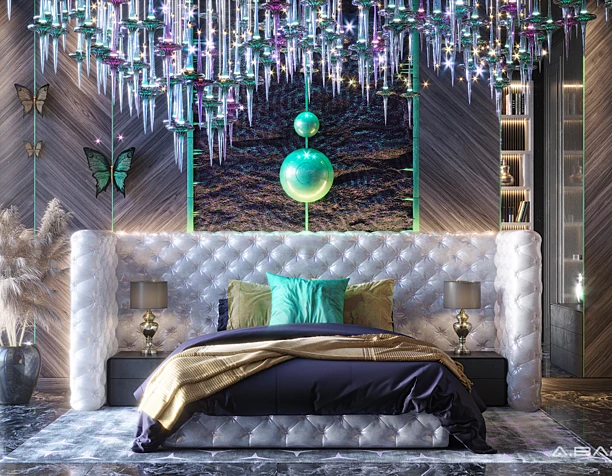 Alien Luxury bedroom & bathroom design