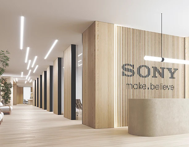 Студенчекая работа, Дизайн офиса Sony