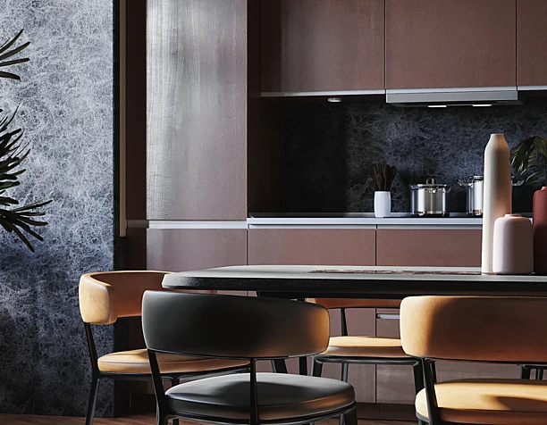 amber kitchen