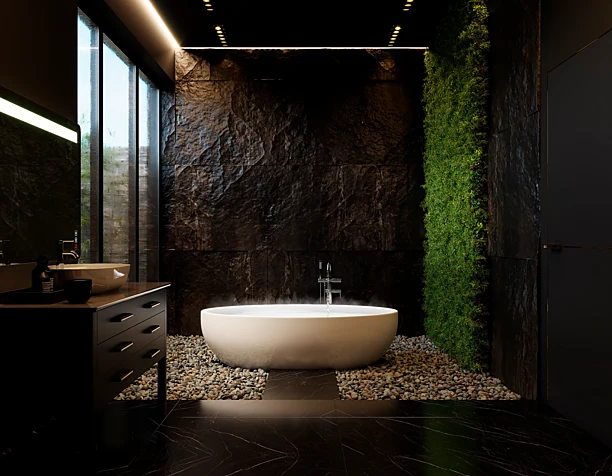 Bathroom visualization (сделано по референсу)