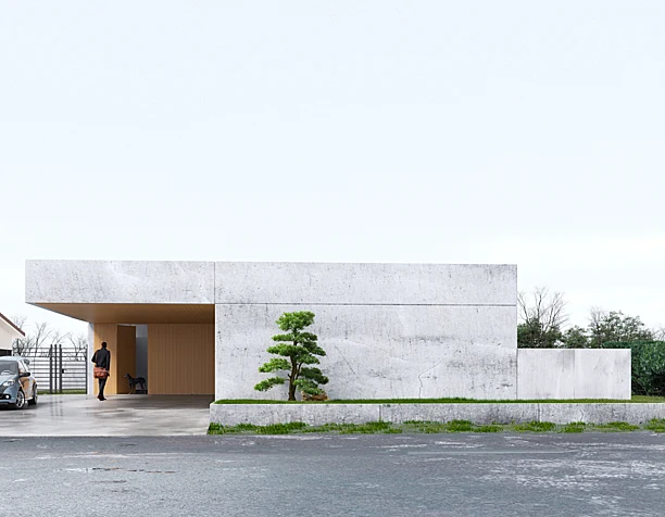 Concrete house (сделано по референсу)