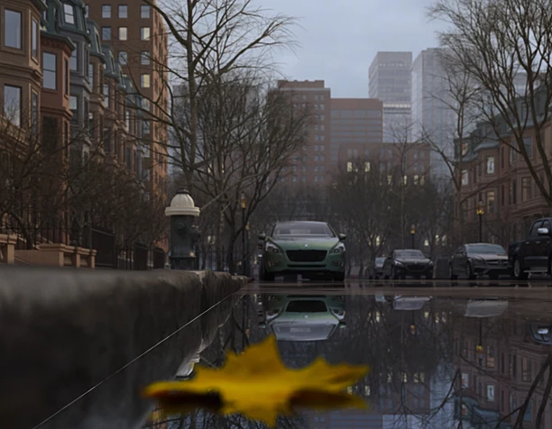 The last autumn day in Boston