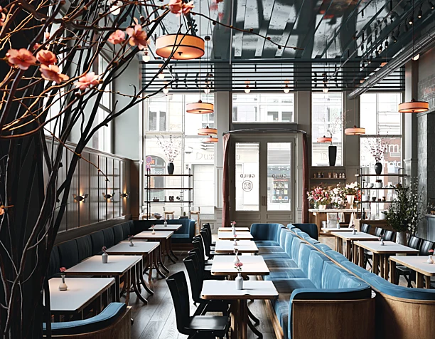La Mercerie Cafe at The Guild, NY, USA (сделано по референсу)