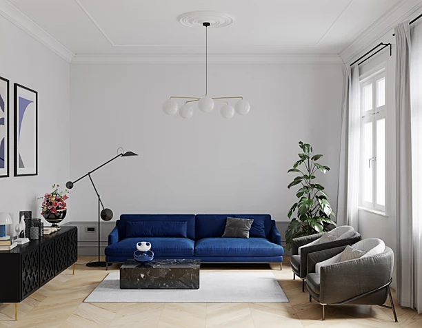 Living Room In Belgrade / Reference Included (сделано по референсу)