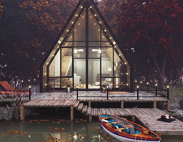 A-frame house