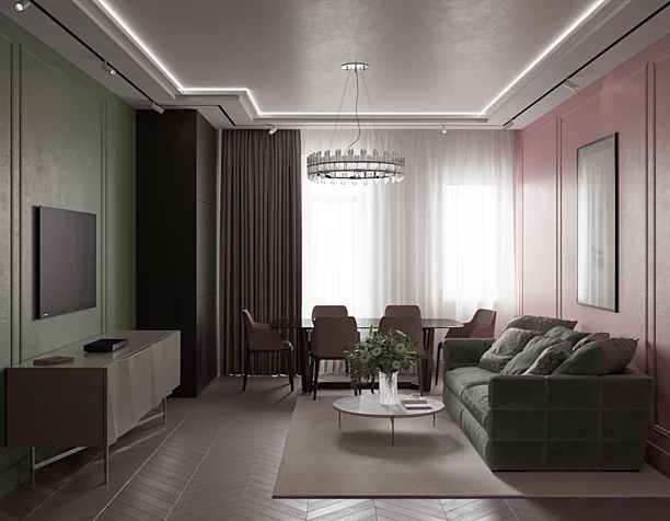 Neoclassic living room