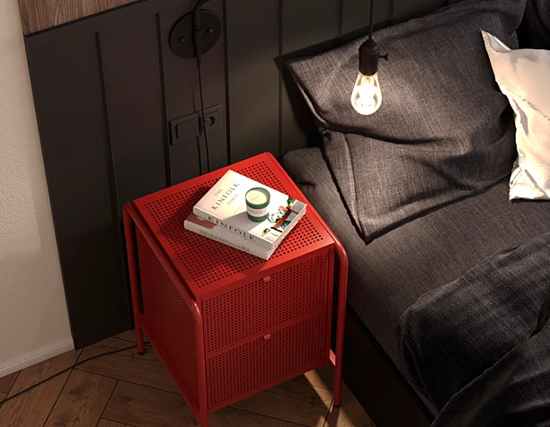 Red&Black Badroom
