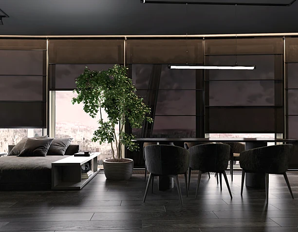 Black apartments. Moscow city