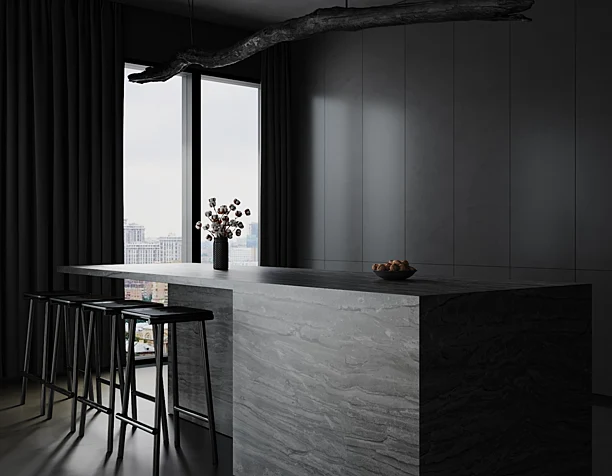 Dark kitchen (сделано по референсу)