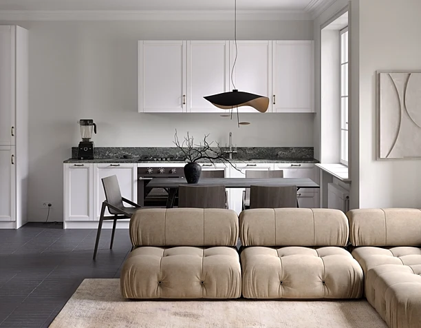 MONOCHROME KITCHEN ZONE