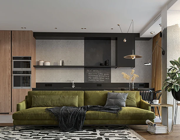 Studio apartment design-concept