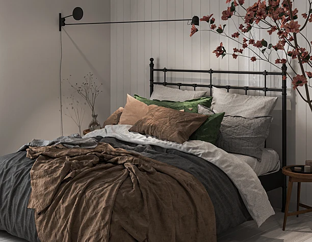 White Walls bedroom