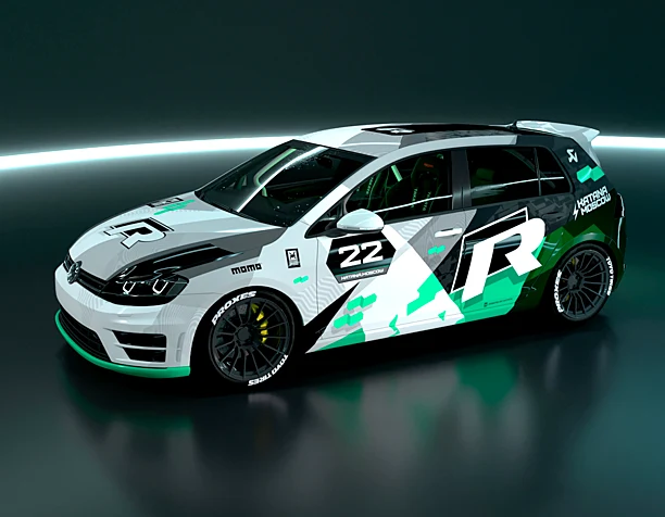 Volkswagen GOLF R 7 - Livery Design
