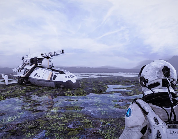 Sci-fi scene