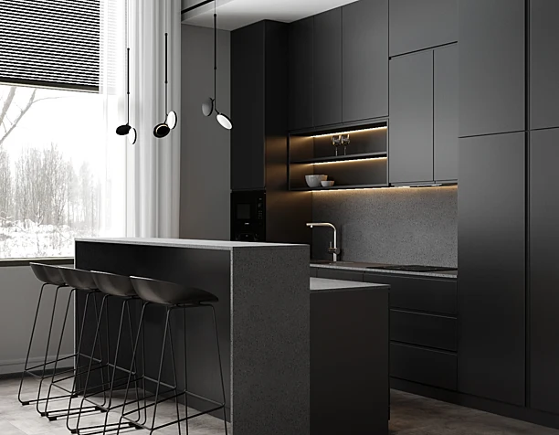 Kitchen-living room visualisation
