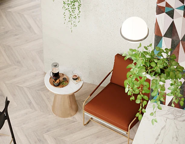 Дизайн концепт интерьера Elle Cafe