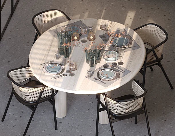 Rattan kitchen