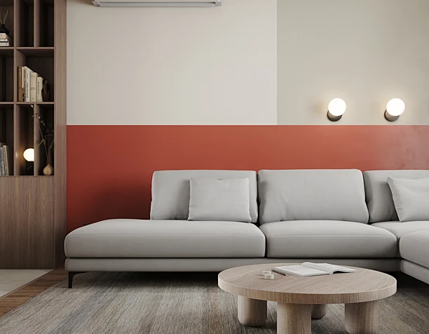 Living room + kitchen visualization