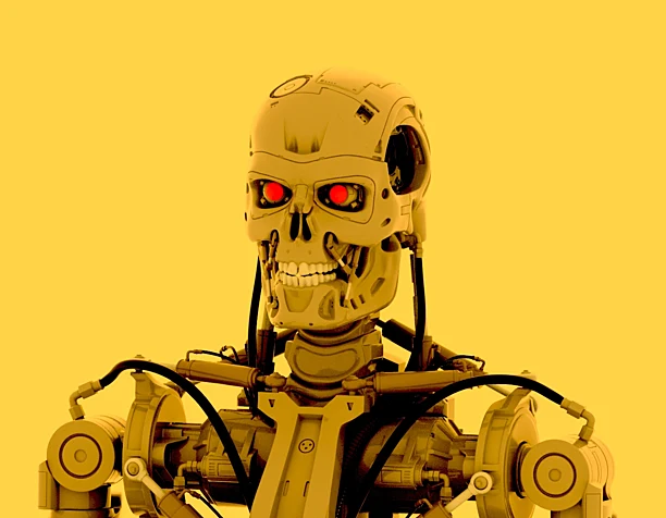 Creation terminator t-800 real model