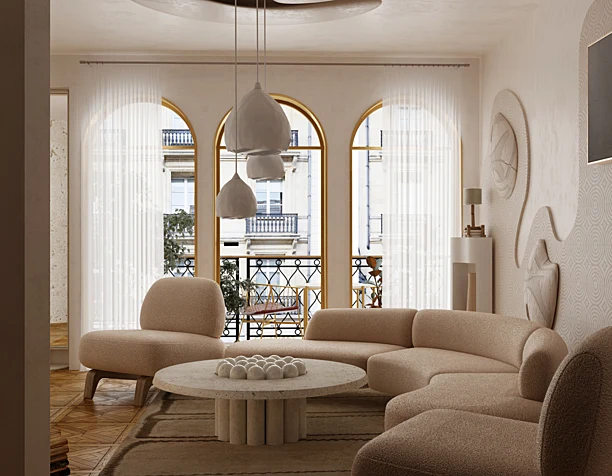 Interior design in Paris.