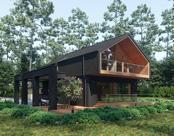 Визуализация Barnhouse