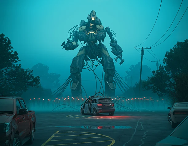 Simon Stålenhag inspired art