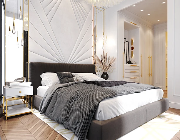 Master bedroom in Neva tower