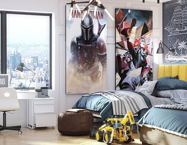 Teen's bed room