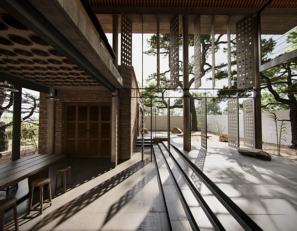 Interior + exterior visualisation