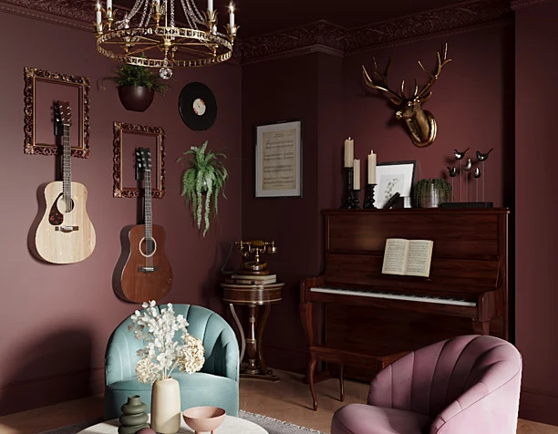 Music living room (сделано по референсу)