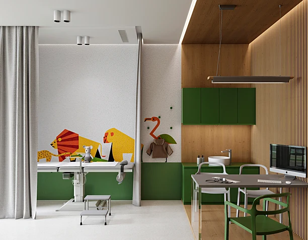 Childrens clinic and playing area