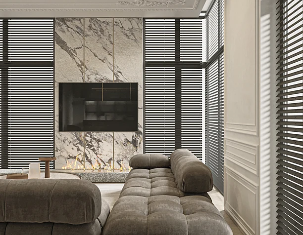 Tetris Hall 191 Modern Classic Living Room