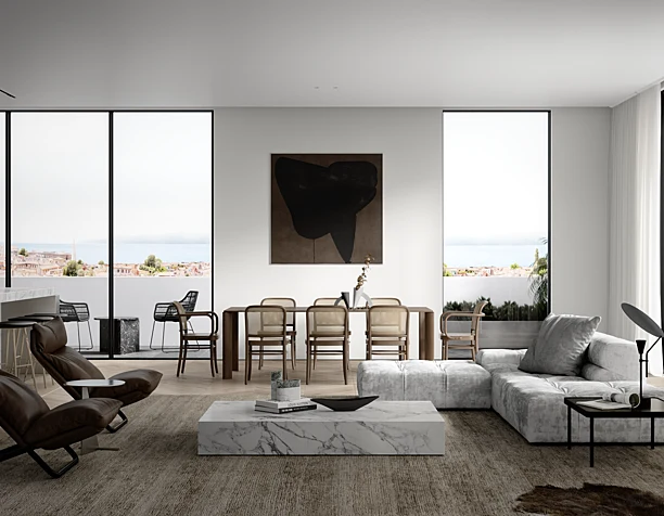 Penthouse living room