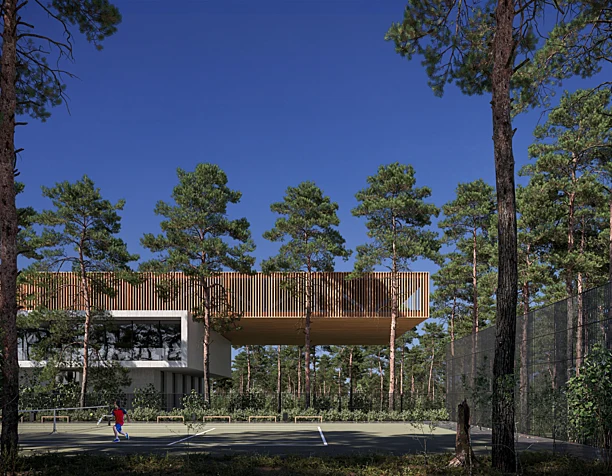 Residence in the forest