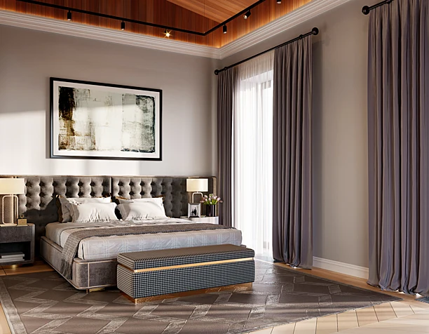 Bedroom in classic house