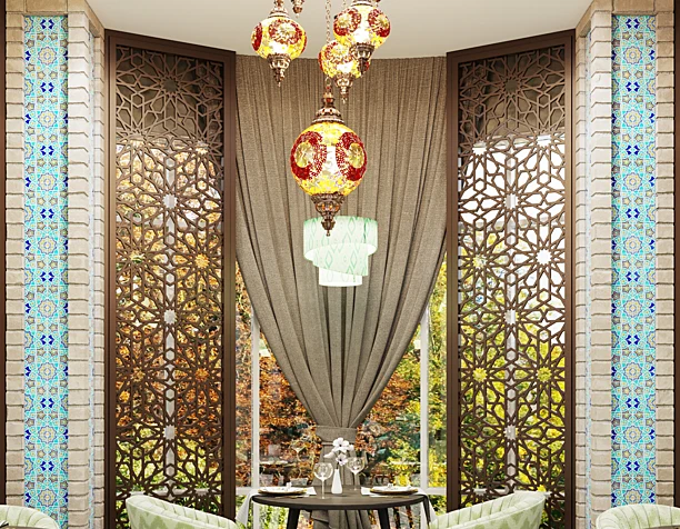 Uzbek modern restaurant design