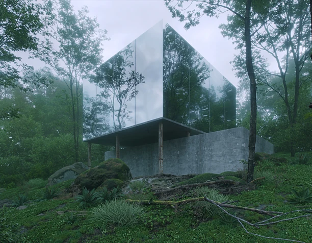 GREEN AND FOG