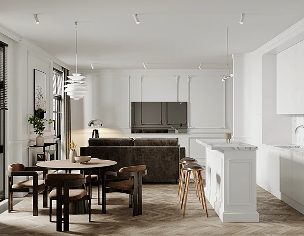 White apartment