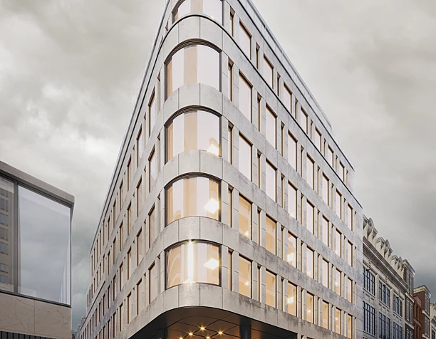 108 cannon street workplace building (сделано по референсу)