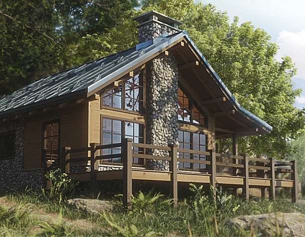 Forest house