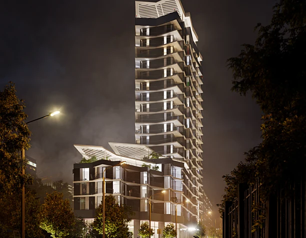 Residential apartment building visualization