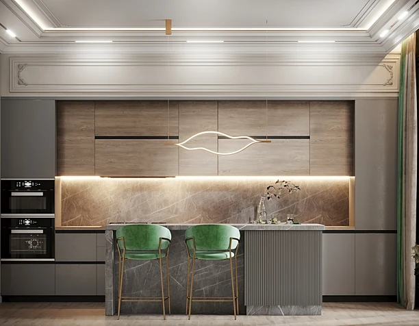 neo classic kitchen
