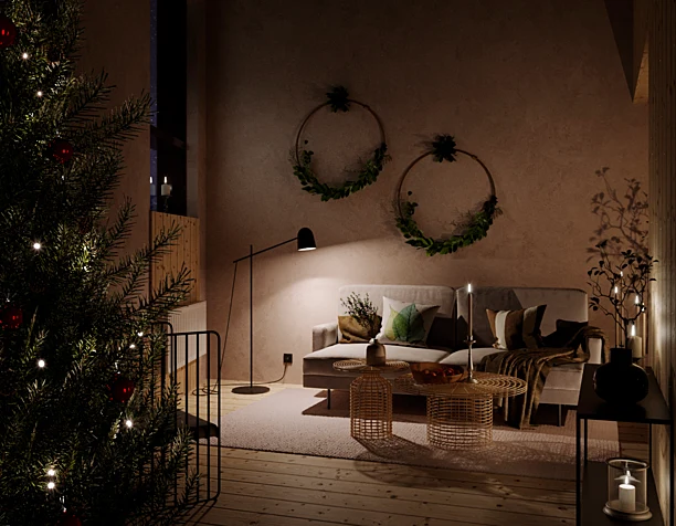 Evening Christmas mood