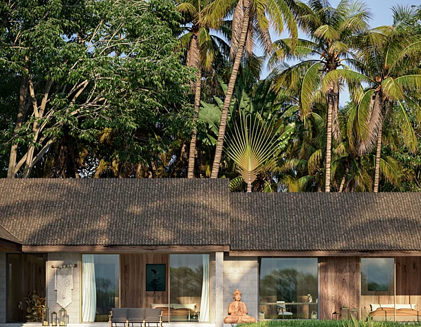 Indonesia villa (сделано по референсу)