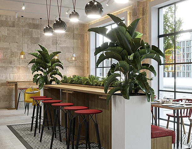 Bazooka fast food interior