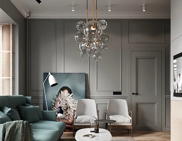 Classic chic stylish apartment(сделано по референсу)